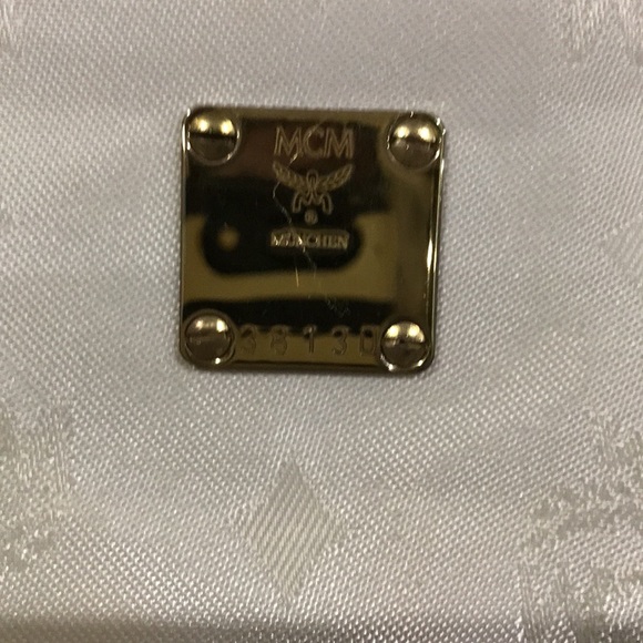 MCM Vintage Leather Trimmed Satchel - Picture 6 of 15